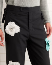 Tropical Wool Pansy Trousers