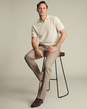 Smart Texture Pants – Camel