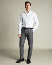 Smart Texture Pants - Charcoal Gray