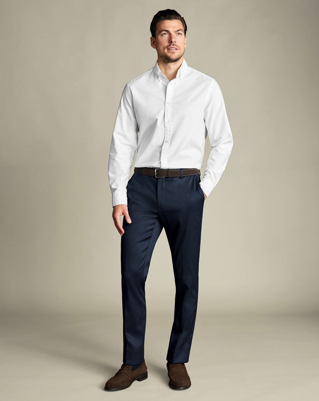 Smart Texture Pants - Denim Blue