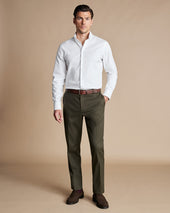 Smart Stretch Texture Pants Green