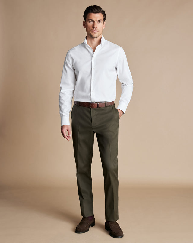 Smart Stretch Texture Pants Green