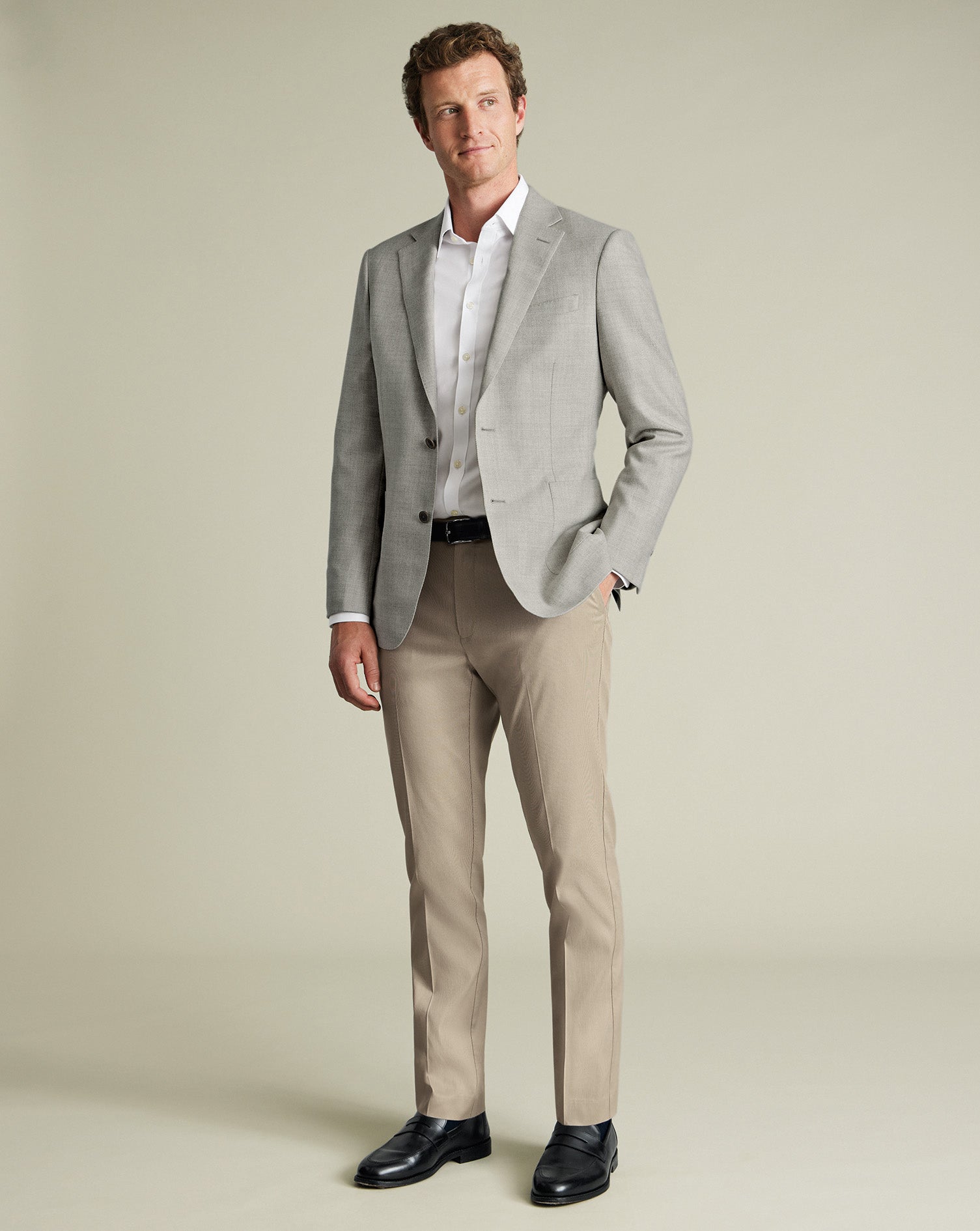 Smart Texture Pants Limestone