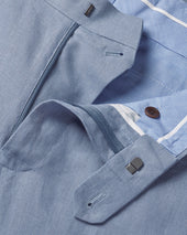 Pure Linen Pants Airforce