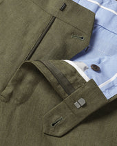 Linen Pants Green