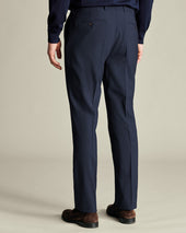 Wool Stretch Pants Ink Blue