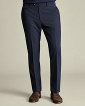Wool Stretch Pants Ink Blue