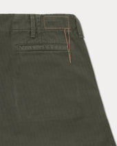 Trucking Pantaloni In Herringbone Di Cotone