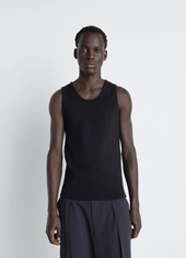 RIB TANK TOP IN COTTON JERSEY