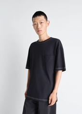 BOXY SHORT SLEEVE T-SHIRT IN JERSEY