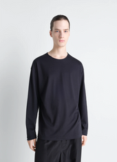 LS T-SHIRT IN COTTON SILK