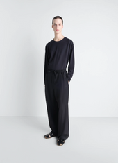 Ls T Shirt In Cotton Silk