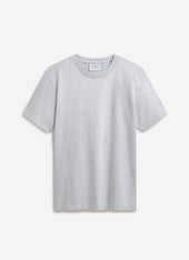 Men S Plain T Shirt Regular Fit Organic Cotton Grey