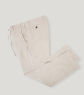 Pearl Grey Cotton Tomi Trousers SS26