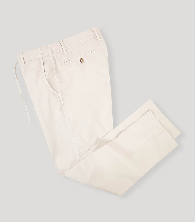 Ecru Popelin Tomi Trousers
