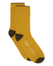 Tucci Travel Sock Yellow Olive Green