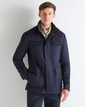 TUCCI FIELD JACKET Navy Blue