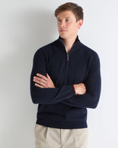 TUCCI HALF ZIP Navy Blue