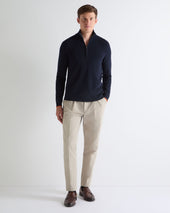 TUCCI HALF ZIP Navy Blue