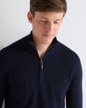 TUCCI HALF ZIP Navy Blue