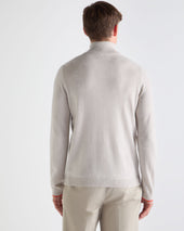 Tucci Half Zip Pebble Grey