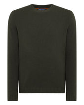 TUCCI ROUND NECK SWEATER Arabica Khaki Green