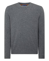 Tucci Round Neck Sweater Elephant Grey