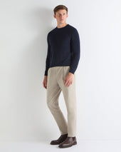 TUCCI ROUND NECK SWEATER Navy Blue