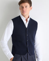 TUCCI WAISTCOAT Navy Blue