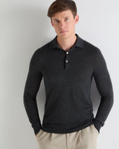 Tucci Superfine Polo Shirt Dark Grey