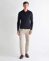 TUCCI SUPERFINE POLO SHIRT Navy Blue