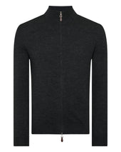 Tucci Superfine Full Zip Dark Grey