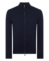 TUCCI SUPERFINE FULL ZIP Navy Blue