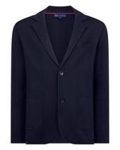 TUCCI KNITTED BLAZER Navy Blue