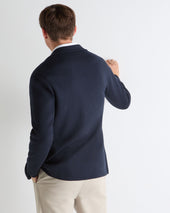 TUCCI KNITTED BLAZER Navy Blue