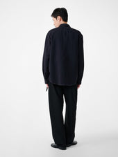 Tuck Cotton Pleated Pant In