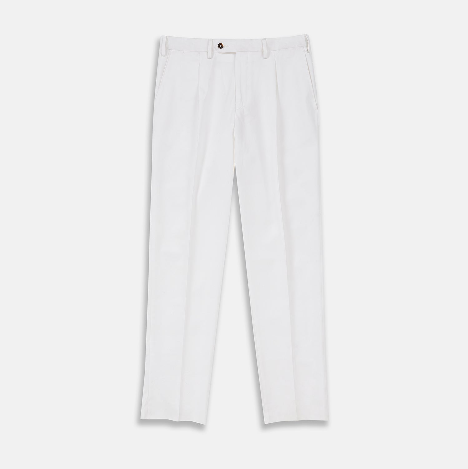 Cotton Pleated Trousers