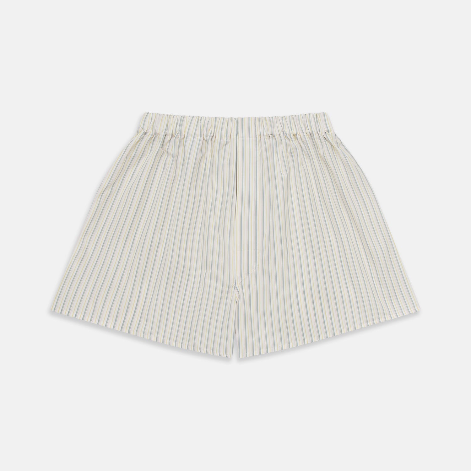 And Green Stripe Cotton Godfrey Boxer Shorts