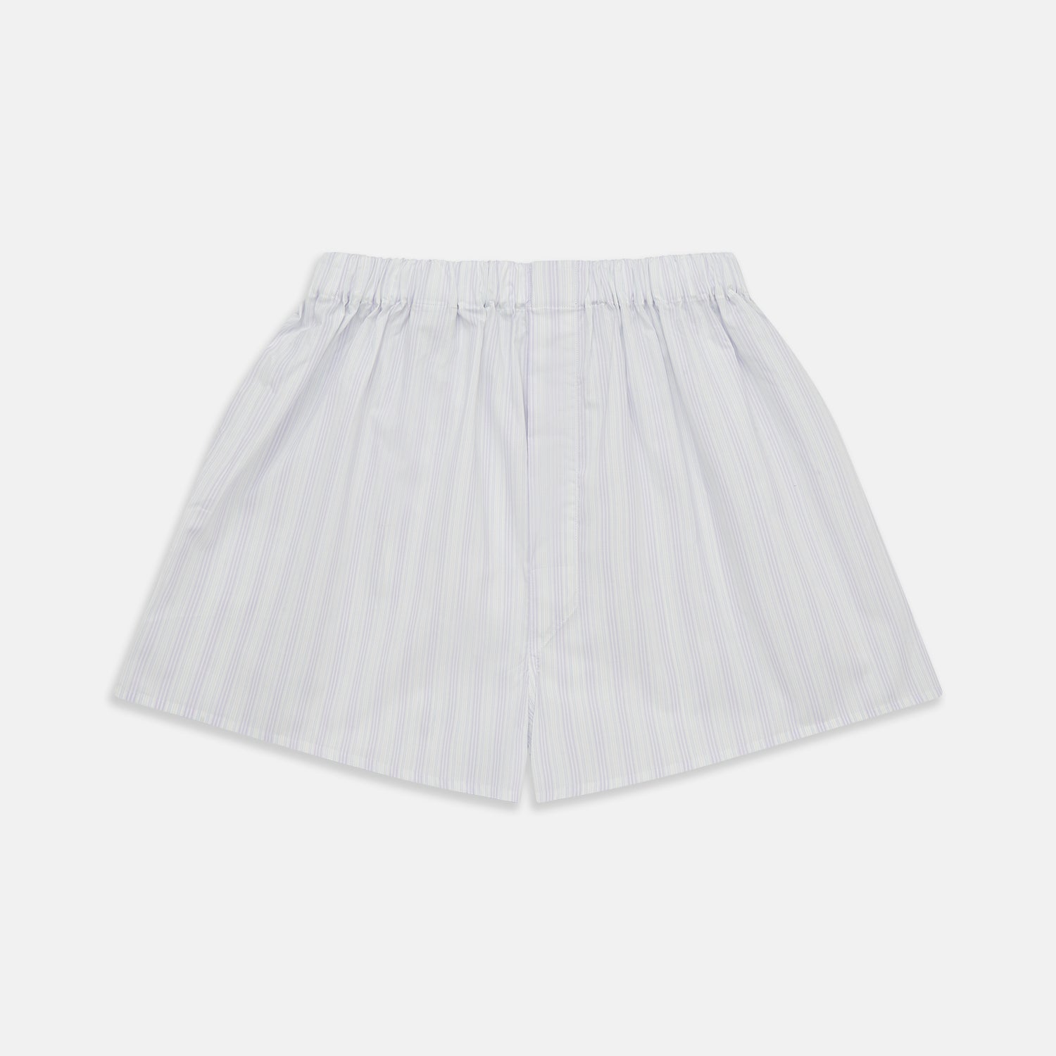 Purple Multi Striped Cotton Godfrey Boxer Shorts