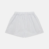 Purple Multi Striped Cotton Godfrey Boxer Shorts