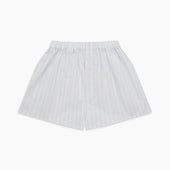 Purple Multi Striped Cotton Godfrey Boxer Shorts