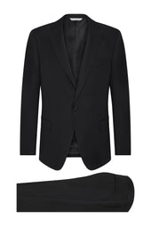 Black Honey Way Super 150's Notch Lapel Tuxedo