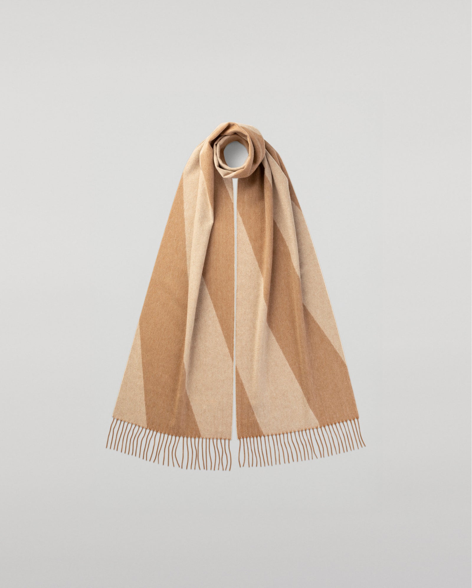 Chevron Cashmere Vicu A Skinny Scarf