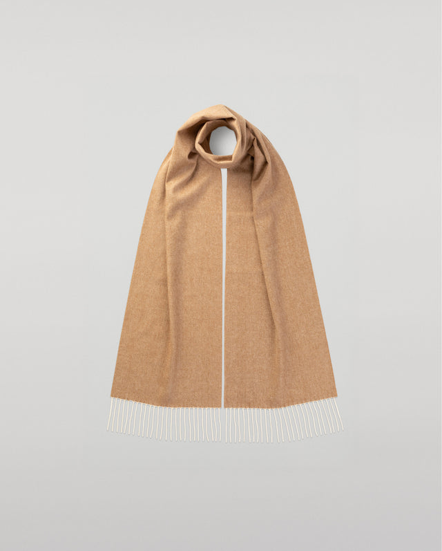 Herringbone Cashmere & Vicuña Scarf