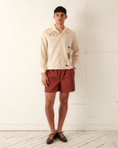 Twill Rugby Short Cinnamon