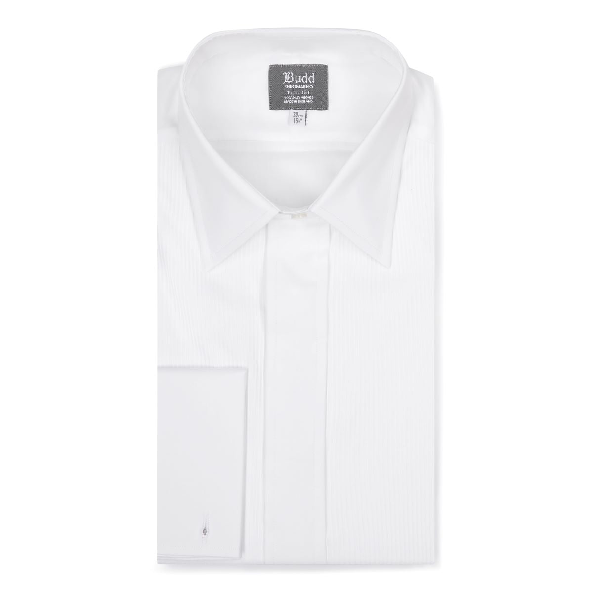 Tailored Fit Fine Plisse Dress Shirt In