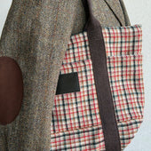 Harbor Tote Bag Double Faced 18oz Shepherd S Check