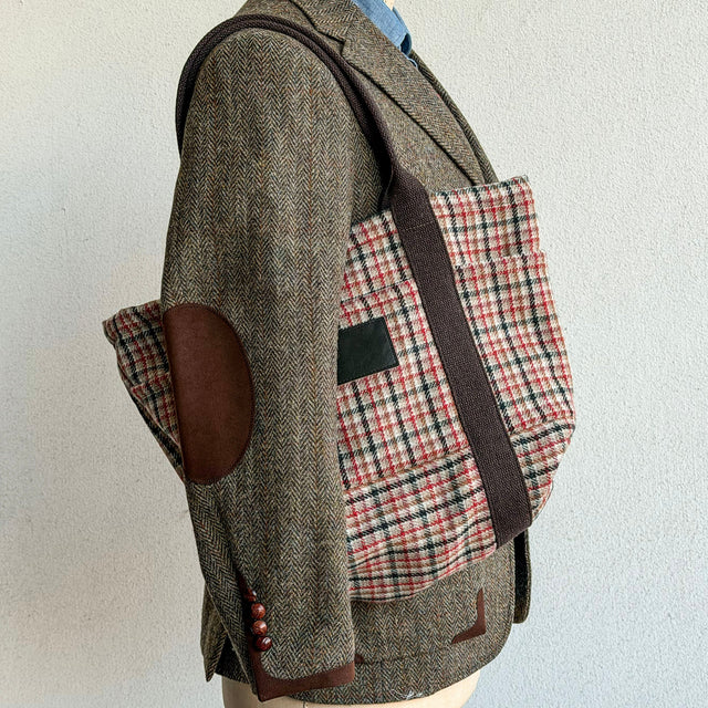 Harbor Tote Bag Double Faced 18oz Shepherd S Check