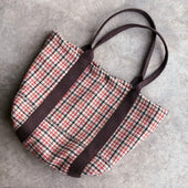 Harbor Tote Bag Double Faced 18oz Shepherd S Check
