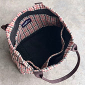Harbor Tote Bag Double Faced 18oz Shepherd S Check